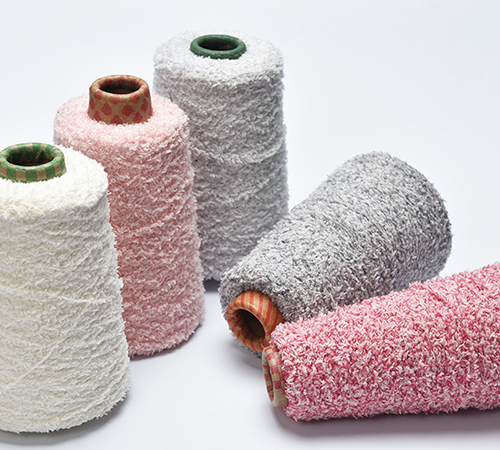 Polyester two-color yarn